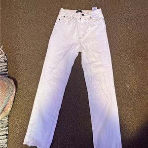 Abercrombie and Fitch jeans, “zoe natural rise ankle straight,” size 24